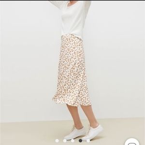 MM. LAFLEUR Orchard 1.0 Skirt Mosaic Print Goldenrod Ivory